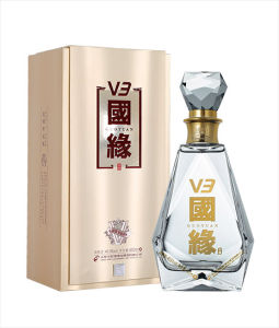 国缘 V3 白酒 40.9% 500ml/瓶  GuoYuan V3 40.9% Baijiu 500ml/Bottle
