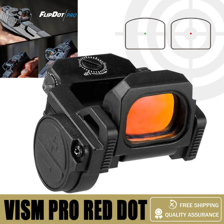 Tactical Vism Metal Flipdot Pro Flip Up Red Dot Scope Reflex Optic