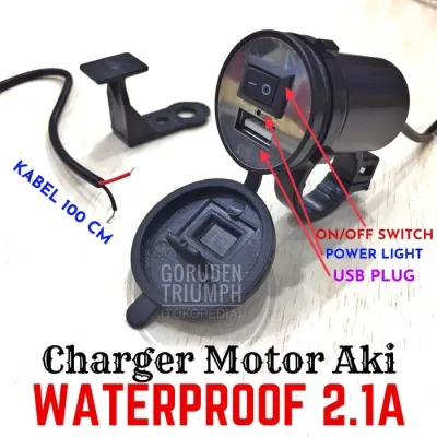 TC AKI CHARGER MOTOR USB - TC AKI MOTOR WATERPROOF - CHARGER MOTOR - CASAN MOTOR WATERPROOF - CASAN AKI - TRAVEL CHARGER AKI USB - CASAN MOTOR ANTI AIR