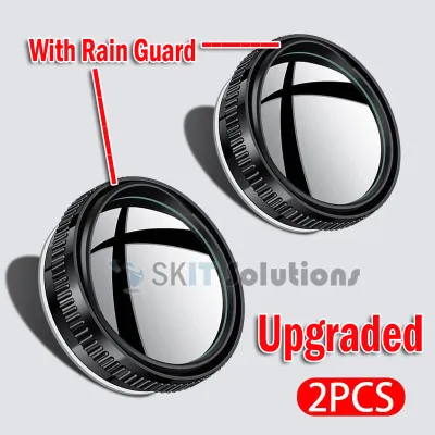 【SKIT SG】2Pcs RearView Blind Spot Mirror For Car Traffic Mirror Car Rear View Mirror Full Vision 360 Wide Angle Parking Assitant Convex Mirror Stick-on 360° Rotatable Vehicle Round Mirror 360 Degree Side Mirror Auto Small Parking Blindspot (2pcs/set)