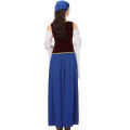 Oktoberfest Costume Dirndl Dress For Women Bavarian Long Dress Costume Maid Cosplay Outfit Halloween Fancy Party Costumes. 