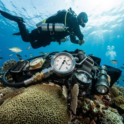 DIR Zone 52mm 230 Bar Diving Pressure Gauge