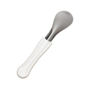 OUREAL Thép không gỉ Xẻng làm kem Tay cầm có đường cong. Có thể tái sử dụng. Xẻng làm gelato Bền bỉ Đầu rộng Muỗng múc kem Phục vụ kem