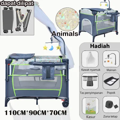 Box Bayi Tempat Tidur Bayi ranjang bayi baby box Bisa dilipat