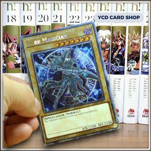 [YCDcardgame] Thẻ bài yugioh chính hãng Dark Magician (7th Art)  – Platinum Secret Rare
