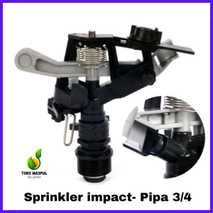Impact Sprinkler 3/4 Inci Female 1 Nozzle 360 derajat sprinkler Alat Siram Sistem Pengairan Kincir