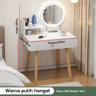 Meja Rias Modern Meja Rias Dengan Cermin Meja Rias Aesthetic Meja Rias Putih Meja Rias Minimalis