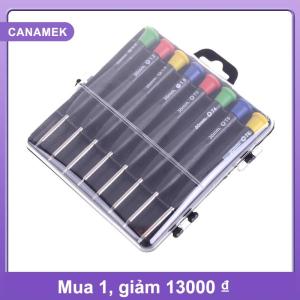 【CANAMEK】 8 trong 1 chính xác Mini Túi Screwdriver sửa chữa công cụ thiết lập cho điện thoại di động PC