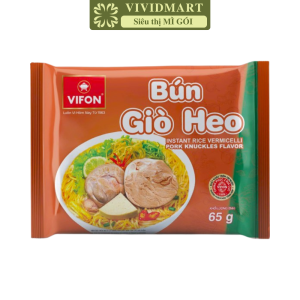 [GÓI LẺ] - VIFON - Bún Vifon 4 vị: Bún riêu cua (có cua thật) Bún tôm Bún giò heo Bún bò Huế Bún ăn liền (65-80g/gói)