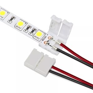 Cút nối đèn led 2 dây không hàn cho led 12V 24V rộng 8mm và 10mm led 2835 và 5050