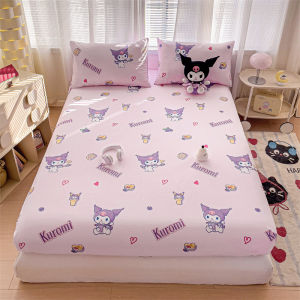 Cartoon Fitted Sheet Set Single Twin Queen Size 100% Cotton Princess Bed Sheet Anti-slip For Girls