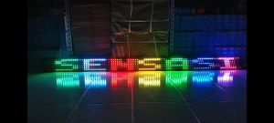Lampu/Led strobo kaca depan teks 7 baris 12V/24V edit teks pakai hp