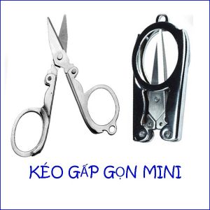 Kéo gấp nhỏ gọn bằng inox mini tiện lợi bỏ túi kéo cắt tỉa lông mũi mini có thể gấp gọn tiện lợi