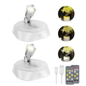 LED Rechargeable Spotlight Indoor 3 Color Temperatures Wall Light Remoteable Night Lights Corridor Aisle Wall-Mounted Decor Lamp 照画灯 氛围灯