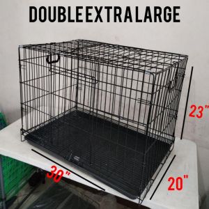 Heavy Duty Pet Cage / Dog Cge With Poop Tray Collapsible / Foldable