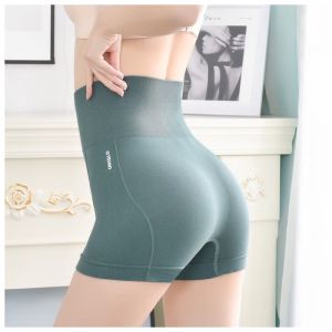 Fitness Yoga Pant Women Stretch Sports Seamless Abdomen Shaping High Waist Tight-Fitting Short