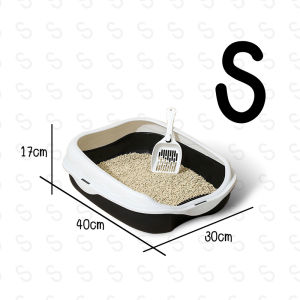 กระบะทราย กะบะทรายแมว กระบะทรายแมว พร้อมที่ตักทราย ห้องน้ำแมว กระบะทราย สำหรับแมว สำหรับสัตว์เลี้ยง แมว