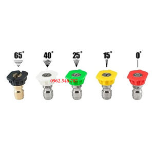 Bộ thanh nối gắn đầu súng kèm 5 béc xịt các góc cho máy rửa xe áp lực cao và nhiều loại máy thông dụng trên thị trường