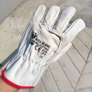 ถุงมือหนัง งานเชื่อมอาร์กอน หนังนิ่ม ถุงมือกันบาด (1คู่/แพ็ค) กันสะเก็ดไฟ พร้อมส่ง