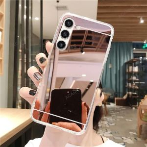 Soft Case Efek Cermin Kompatibel Untuk Samsung A14 4G Samsung A14 5G Samsung A24 4G Samsung A34 5G Samsung A54 5G