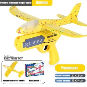 Mainan Anak Pesawat Terbang Berlampu / Mainan Pistol Penembakan Pesawat Busa / Pistol Pesawat Ketapel / Mainan Peluncur Pistol Pesawat / Pesawat Busa Yang Memancarkan Cahaya