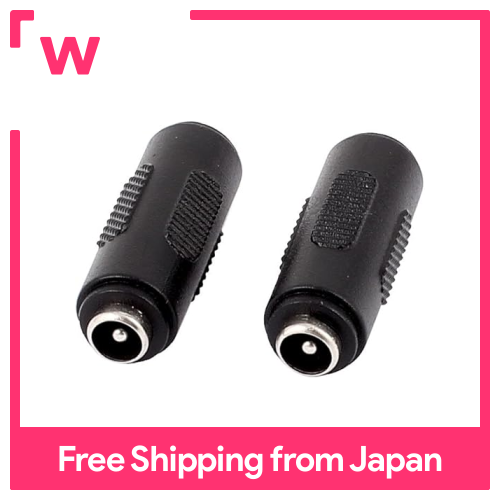 2 Adattatori DC Femmina-femmina 2,1x5,5 Mm – Prolunga Connettore Per Alimentatori CCTV - Foto 2