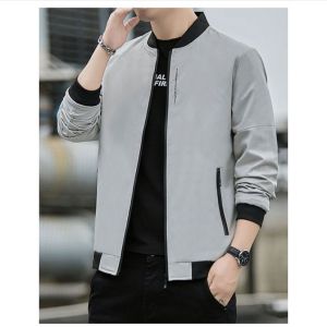 Business Mens Jacket Male Slim Fit Outerwear Suits Vests Coat Zip Up Spring Thin Jacket Clothing