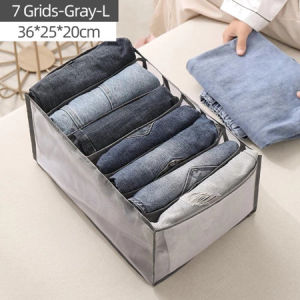 Clothes Storage organizer Foldabale Drawer Wardrobe Jeans T-Shirt Underwear Socks Bra 6/7/9 Grid
