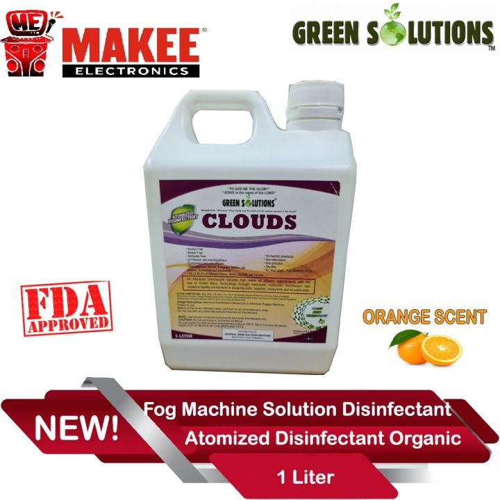 【COD】 Green Solutions Organic Fog Machine Solution Disinfectant 1 ...