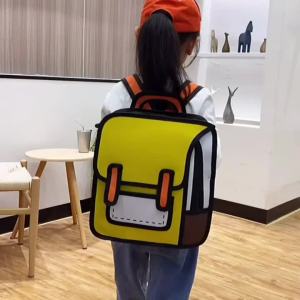 AE2021 Backpack for teenagers same style as Lin Miaomiaos Korean version high school anime backpack 2D Backpack 3D Three-Dimensional
