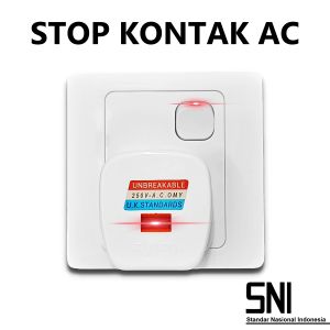 Stop Kontak AC 1 SET Panasonic Broco Schneider Outbow Universal