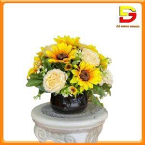 Hoa Giả Bình Hoa Mẫu Đơn Cao 25-30cm Mix Cắm Sẵn Nhiều Mẫu Decor Trang Trí Nhà Cửa DG-133