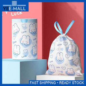 70 Pcs Rabbit Garbage Bag  Drawstring Trash Bag With Rope Easy Pull Strong Bearing Drawstring Rabbit Trash Bag