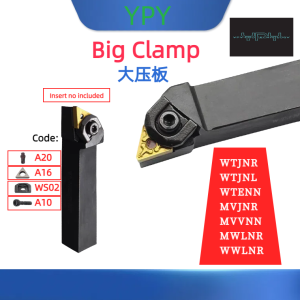 Right / Left Hand External Turning Tool Holder Lathe - WTJNR WTJNL WTENN WWLNR MTJNL MVJNR MVVNN 1616 / 2020 / 2525