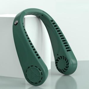 [Ready Stcok]Portable Mini Neck Fan USB Rechargeable Outdoor Cooling Hanging Portable Neck Fan 5 Speeds Adjustable
