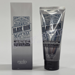 Mielle Black Iron Matte Wax 150g Strong Hold Hair Smooth Styling Low-Stimulation Care