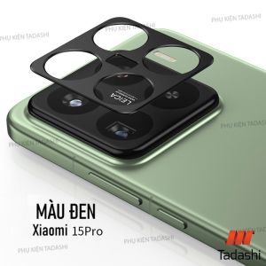 Miếng Kim Loại Bảo Vệ Camera Xiaomi 15/ Xiaomi 15 Pro - HỢP KIM NHÔM Miếng dán camera chống trầy xước nứt vỡ cụm cam