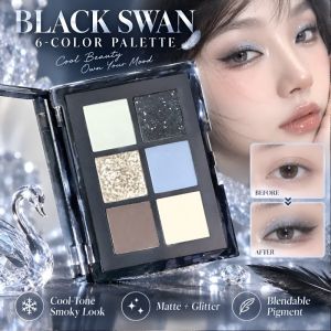 Pearl Shimmer Eyeshadow Palette Smoky Eye Makeup Palette Highly Pigmented Glitter Eyeshadow Velvety Texture Long Lasting Wear Neutral Brown Shades Beauty Cosmetics