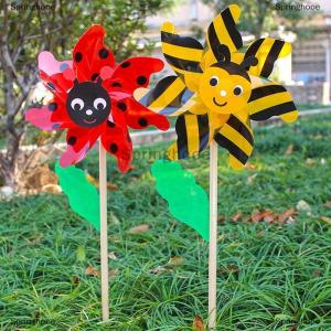 [COD] Springhooe Wind Spinner Large Pinwheels Beautiful Wedding Lawn Decors Child Handheld Toys
