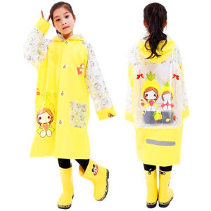 Áo mưa cho bé áo mưa trẻ em cao cấp hình thú đáng yêu cho bé 4-10 tuổi Baby-S – SAM005