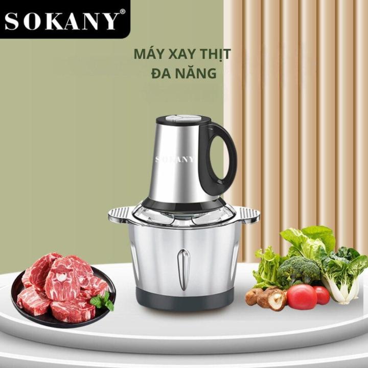 Máy xay thịt đa năng SOKANY SK-7011 Công suất cao 800W, dung tích lớn ...