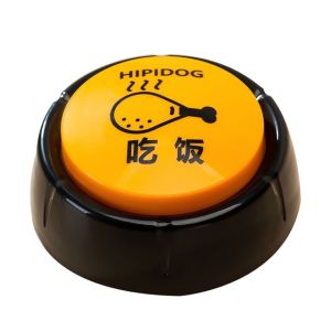 Pet Training Bells Dog Call Bell for Feeding Going Out Potty Training Communication Device Easy to Hit Large Flat Button