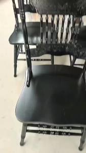 FFBH Solid Wood Dining Chair Vintage Carved Chair Portable Comfortable Living Room Chairs Beauty Relaxing Stools Kitchen Furniture 6B2Z9