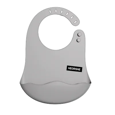 HE OR SHE Im A Baby Bib | Softer Silicone Baby Bib | HEORSHE