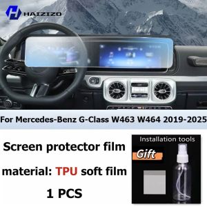 kkmf For-Benz G-Class W463 W464 2019-2025 LCD Screen Anti fingerprint Matte TPU film Car navigation screen protector film N7Y3P