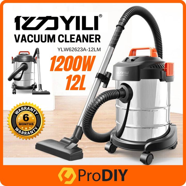 YLW-6263A-12LM YILI 3 In 1 Heavy Duty Stainless Steel Vacuum Cleaner ...