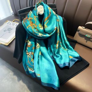 Khăn Lụa Dài KÈM HỘP - Khăn Lụa Dáng Dài Choàng Vai Quàng Cổ làm quà tặng phụ nữ mẹ bà bạn gái cô giáo