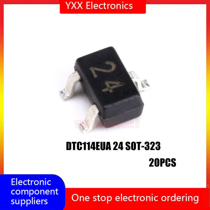 Original genuine DTC114EUA 24 SOT-323 NPN transistor 50V50mA SMT ...