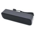 USB Powered Soundbar Desktop Speaker Wired Computer Sound Box for TV Desktop Laptop Computer with Two Subwoofers. 
