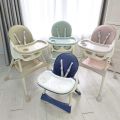 Ghế ăn dặm cho bé điều chỉnh độ cao 9BABY, kèm mặt bàn dành cho bé từ 6 tháng chịu lực tới 70kg - Mẫu không bánh xe.